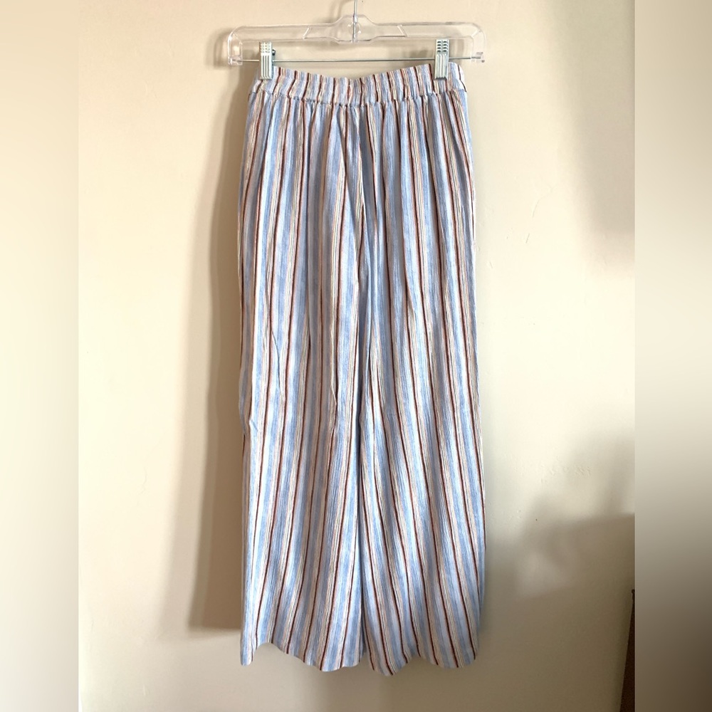 Striped Flyaway/Side Split Pants - image 4